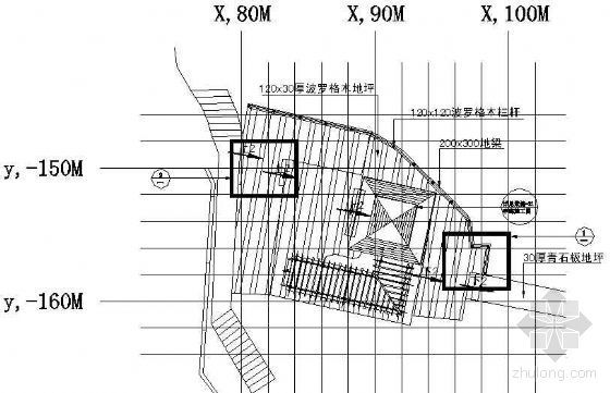 景观平台围堰施工图资料下载-景观平台八施工图