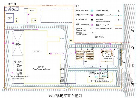 中国三局施工组织设计资料下载-[湖北]变压器厂房工程施工组织设计（钢排架结构 中建）