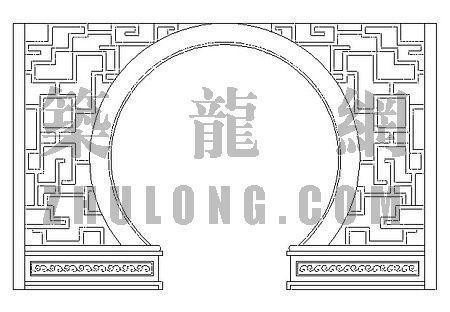 成品隔断资料下载-中式隔断029