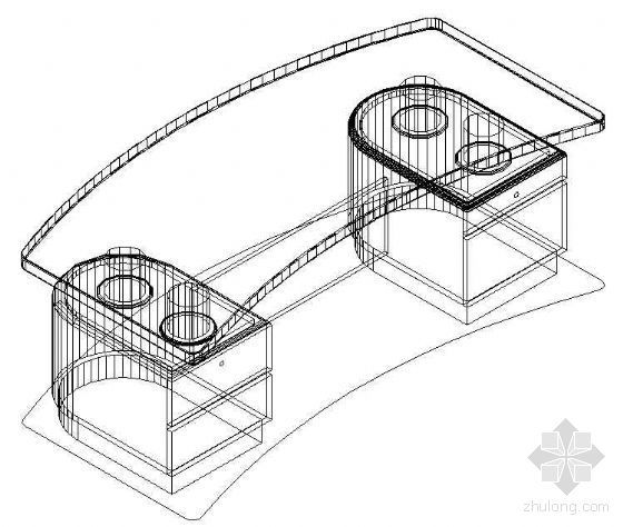 cad办公家具家具资料下载-办公家具CAD模型15