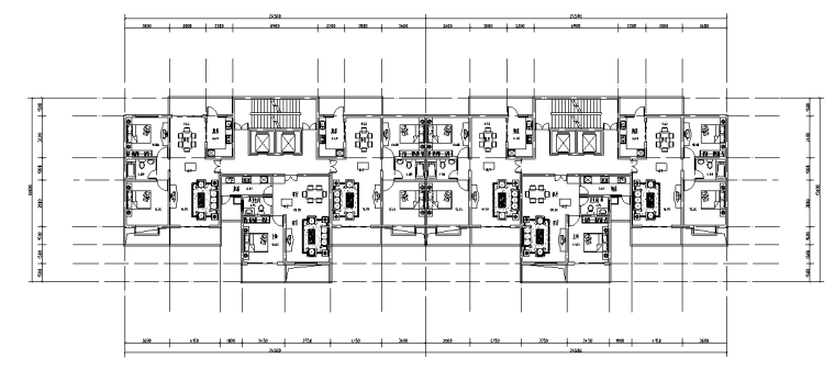 住宅楼立面图CAD资料下载-阳平某小区住宅楼su模型+cad平面图+效果方案
