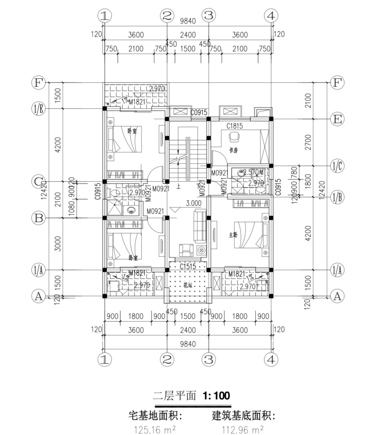 美式新农村3层独栋别墅建筑设计施工图（含全套CAD图纸）-屏幕快照 2019-01-09 上午11.05.19