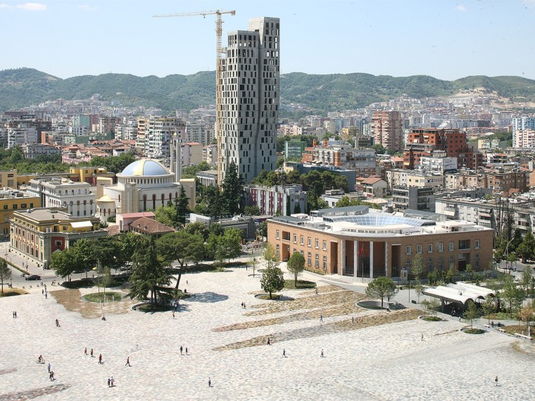 阿尔巴尼亚Skanderbeg广场改造