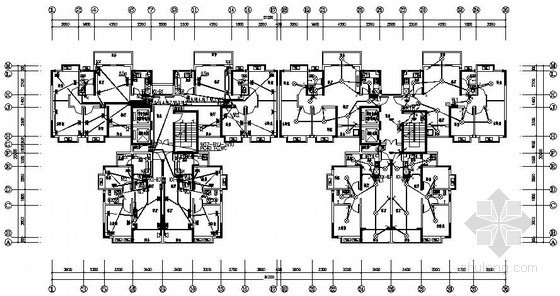 18层住宅楼电气施工图资料下载-[湖南]某小区2栋18层住宅楼电气施工图纸