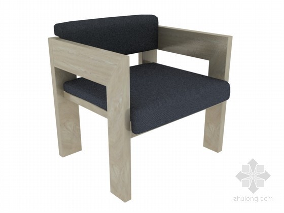 休闲椅子3D模型下载