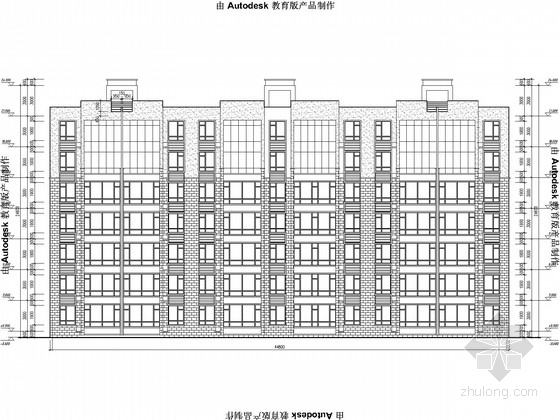2层框架住宅资料下载-[2014年2月]7层框架住宅结构图(含建施)