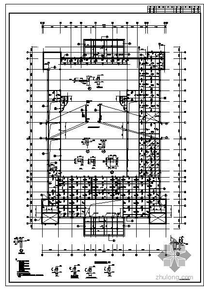 鄂州建筑su资料下载-鄂州某会议中心结构图