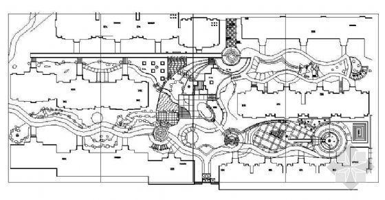 校园中心广场设计图资料下载-住宅中心广场及宅间绿地景观设计图