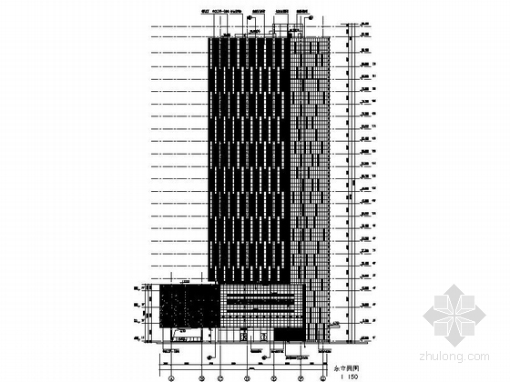 [上海]某22层商业综合楼建筑施工图（上海某知名设计院）-图5