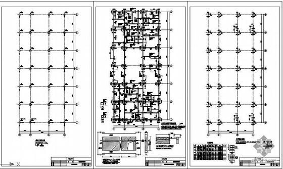 喷漆车间建筑结构图资料下载-贵州某公司拆建工程提取车间结构图