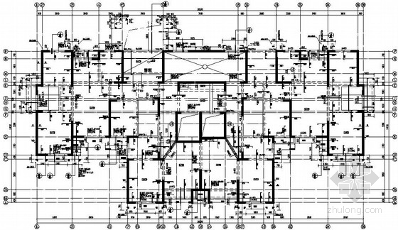24层住宅cad模型资料下载-24层剪力墙住宅结构施工图