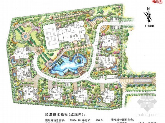 53公寓设计资料下载-[宁波]县城公寓环境景观设计方案