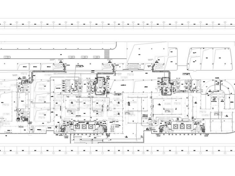 [江苏]地下空间通风及防排烟系统设计施工图-地下夹层通风平面图（B区）.jpg