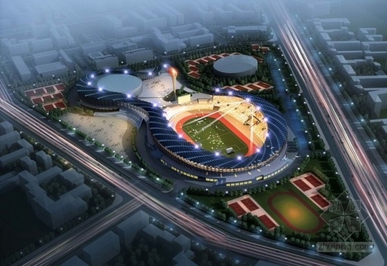中国体育运动馆建筑资料下载-[北京]知名设计院体育馆建筑设计资料汇总（20个项目）
