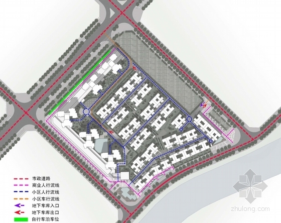 [广东]31层高层绿色住宅楼建筑设计方案文本-31层高层绿色住宅楼建筑设计分析图