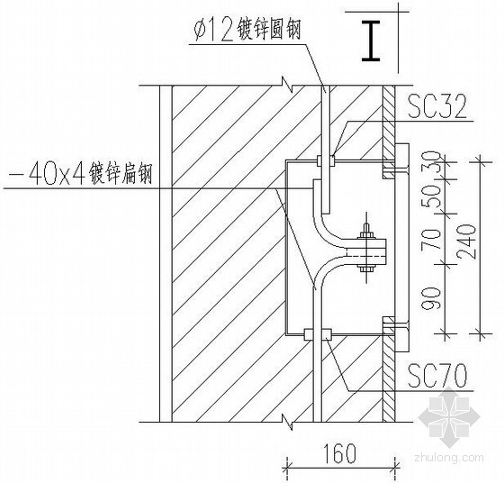 电气设备安装大样图资料下载-综合楼电气工程防雷接地大样图