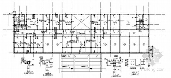 办公楼砌体结构施工图资料下载-[北京]砌体结构办公楼结构施工图（二层 条形基础）