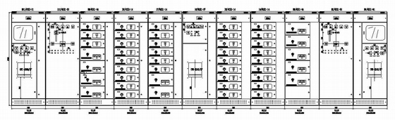 配电柜基础施工资料下载-GCK配电柜相关图纸