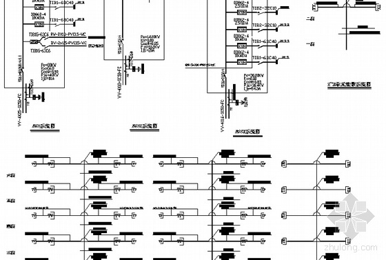 广东商住楼电气设计资料下载-某商住楼电气设计图