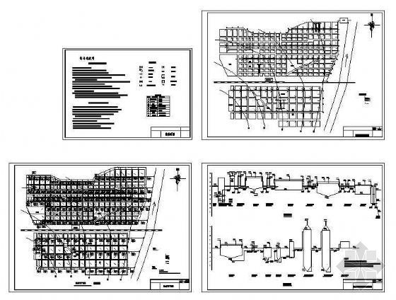A2O污水厂设计说明资料下载-污水处理厂初步设计套图