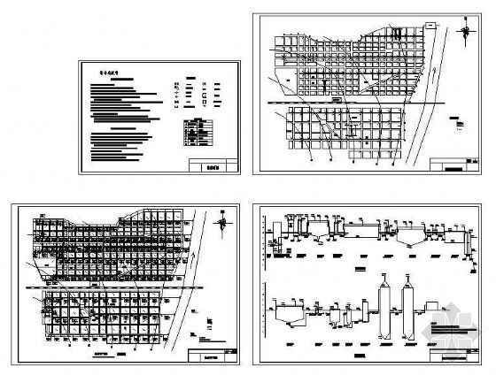 污水处理厂初步设计图纸资料下载-污水处理厂初步设计套图