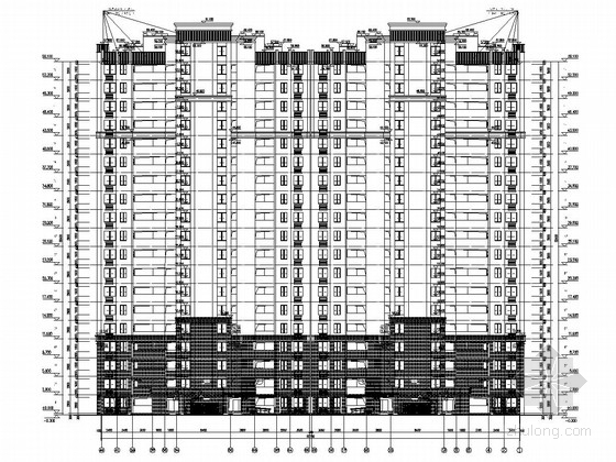 13层住宅结构施工图纸资料下载-19层剪力墙结构公租房住宅结构施工图（含详细建筑图）