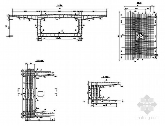 4x30米连续梁资料下载-(36+4x64+36)m双线连续梁cad设计图纸