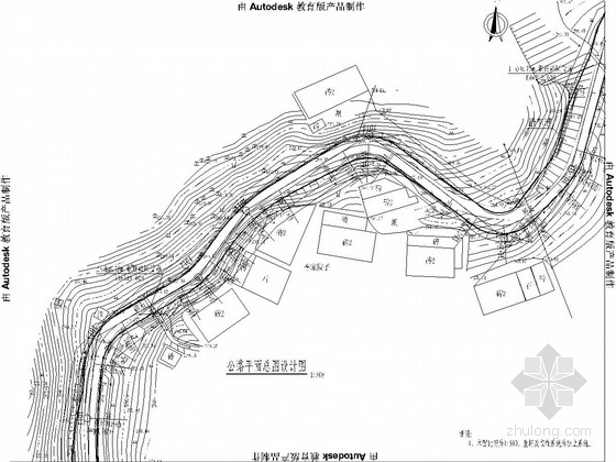 改建公路加宽图资料下载-[重庆]单车道四级公路加宽改建工程施工图62张（含圆管涵 排水）