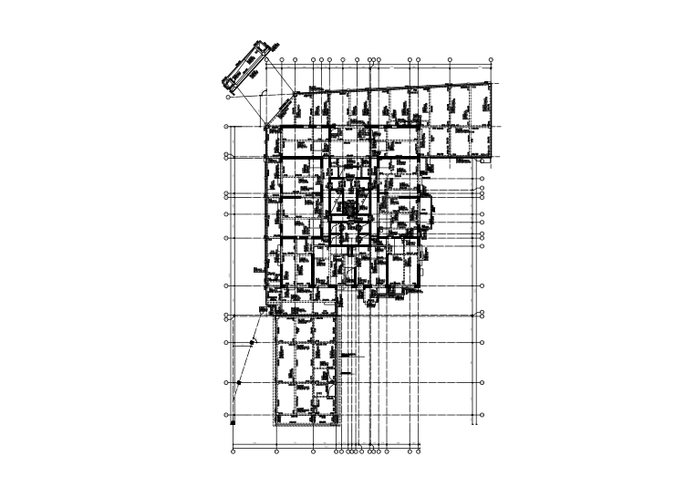 7层商住楼资料下载-44层剪力墙结构商住楼结构施工图（CAD、53张）