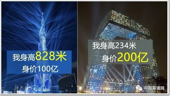 迪拜哈利法塔幕墙结构资料下载-迪拜哈利法塔828米花100亿建成，为何北京大裤衩234米却要200亿？