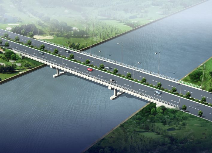 桥梁设计桥头接线图资料下载-桥梁工程监理工作流程图