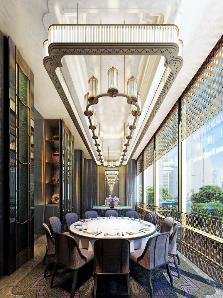 [上海]四季酒店二层中餐厅室内设计（CAD+PDF格式）+效果图-1 (5)