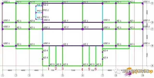 一层框架柱模板清单工程量计算_8