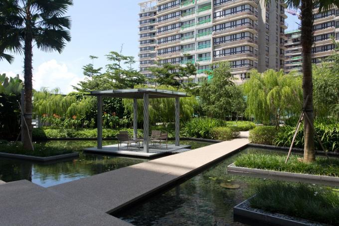 新加坡裕廊综合医院资料下载-新加坡Livia住宅景观