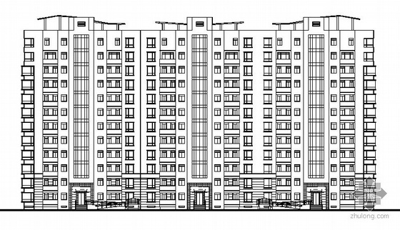 高层板式办公建筑设计图资料下载-嘉兴某广场建筑设计施工图