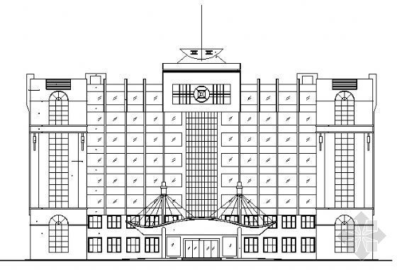 实验楼施工设计图纸资料下载-某九层实验楼建筑施工图