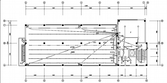 纺织车间电气施工图资料下载-某六层车间电气施工图