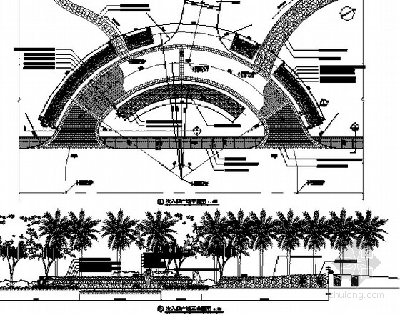园林竣工图CAD资料下载-[惠阳]滨水公园广场景观工程竣工图
