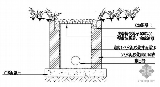 四川小区外围滨江绿化带施工图全套珍藏版-4