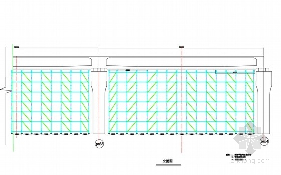 地铁建设钢支撑架设资料下载-特大桥箱梁圆盘支撑架设计套图