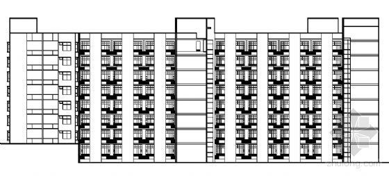 西南地区建筑施工图资料下载-西南医院家属区公寓楼建筑施工图