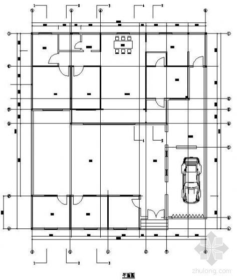 安徽农村房屋施工图资料下载-某现代化新农村房屋设计图