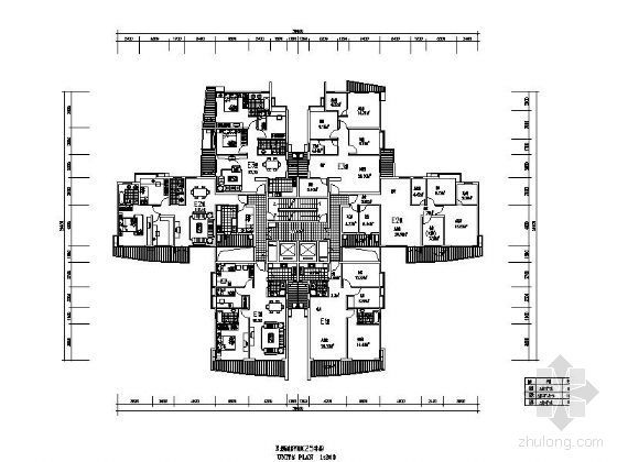 建筑小区规划平面图资料下载-[深圳]某著名小区规划平面图