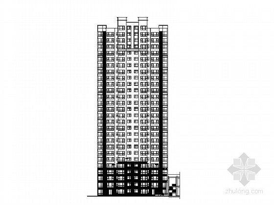 26层商住楼建筑图资料下载-某二十六层商住楼建筑施工图