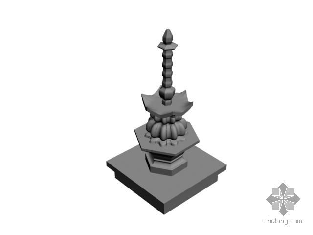 工艺品3d模型资料下载-雕塑