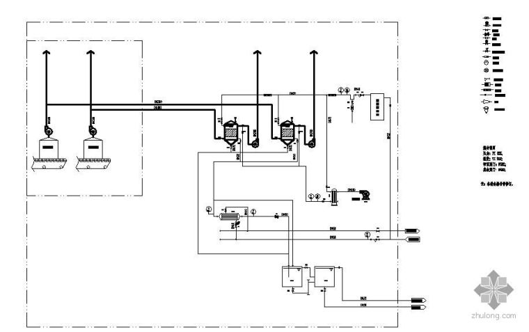 脱硫废气流程资料下载-喷涂废气净化工艺流程图