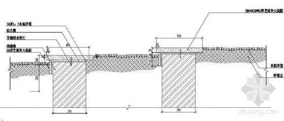 花池剖面图一资料下载-标准台阶草坪剖面图