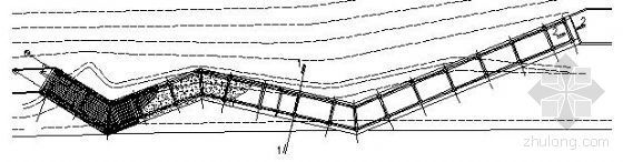 木栈道设计详图资料下载-折线型木栈道详图