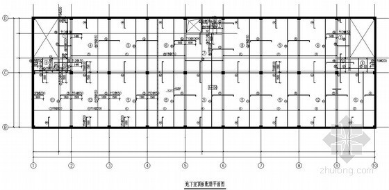 超市平面布置图两层资料下载-[河北]框架结构超市结构施工图（二层 筏板基础）