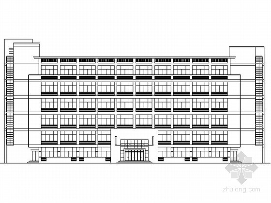 学校教学楼全套建筑图资料下载-[重庆]某学校六层教学楼建筑施工图